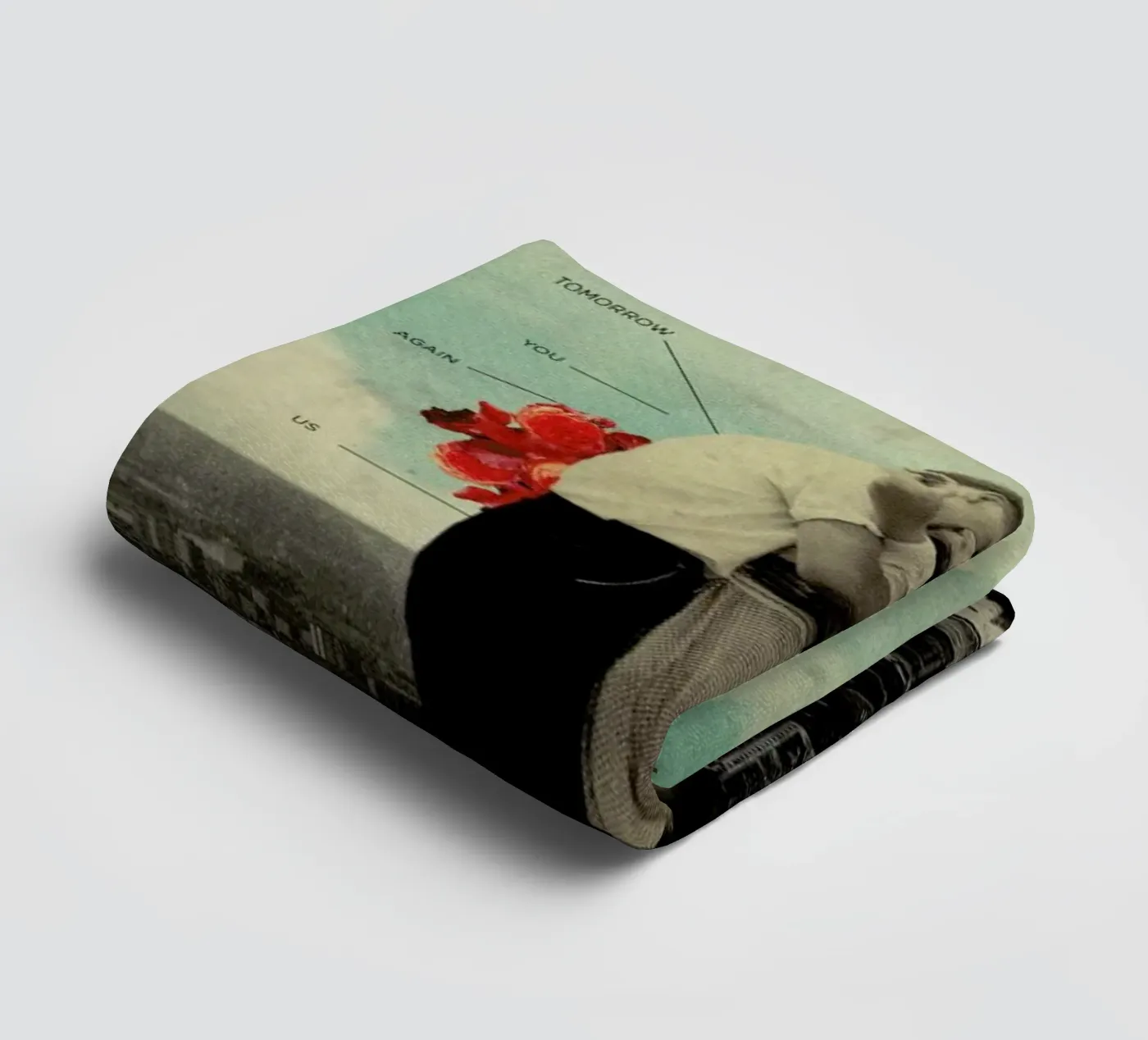 Never Forever badhanddoek van Frank Moth