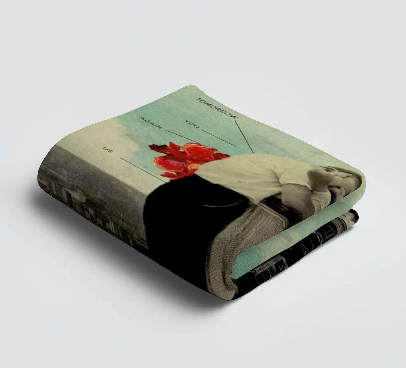 Never Forever Handtuch von Frank Moth