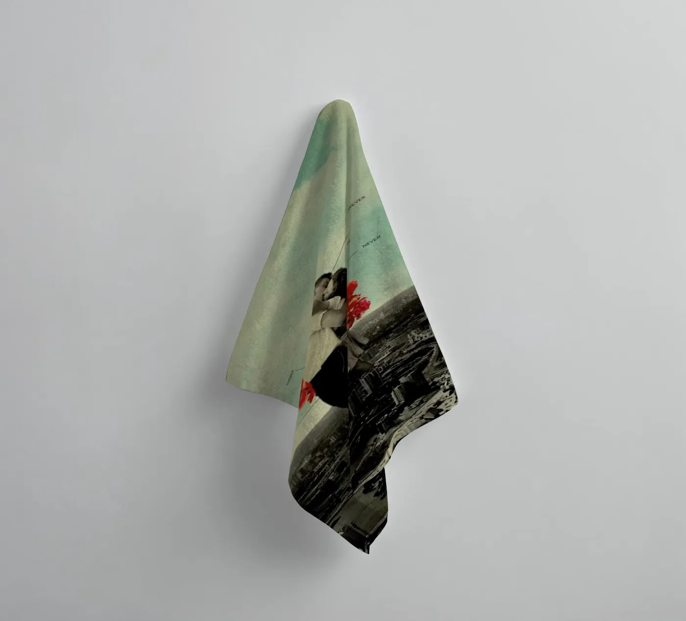 Never Forever badhanddoek van Frank Moth