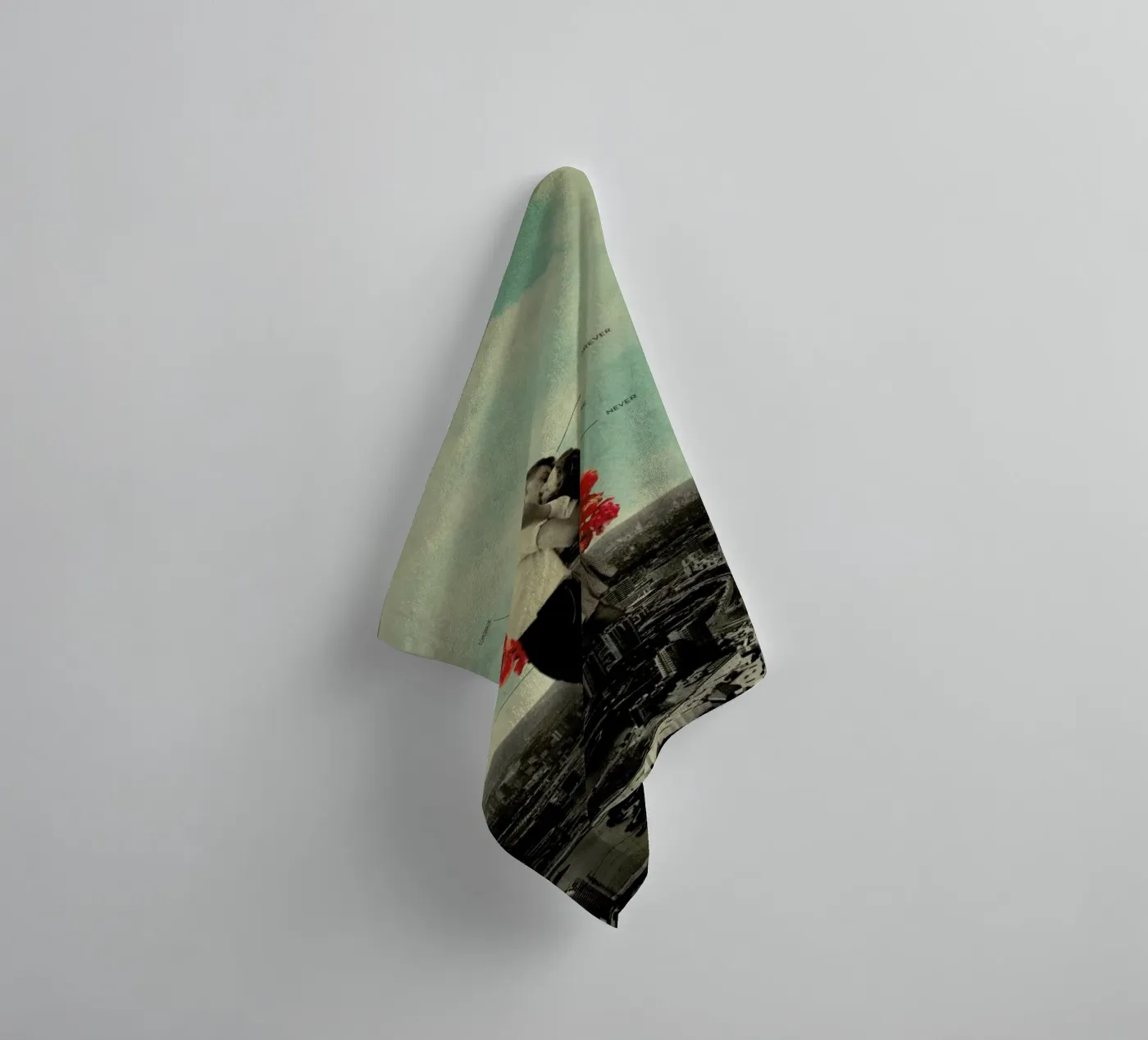 Never Forever Handtuch von Frank Moth