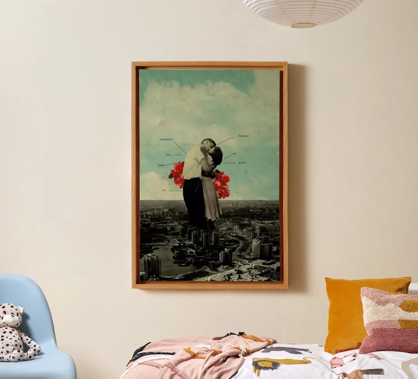 Never Forever tela da Frank Moth