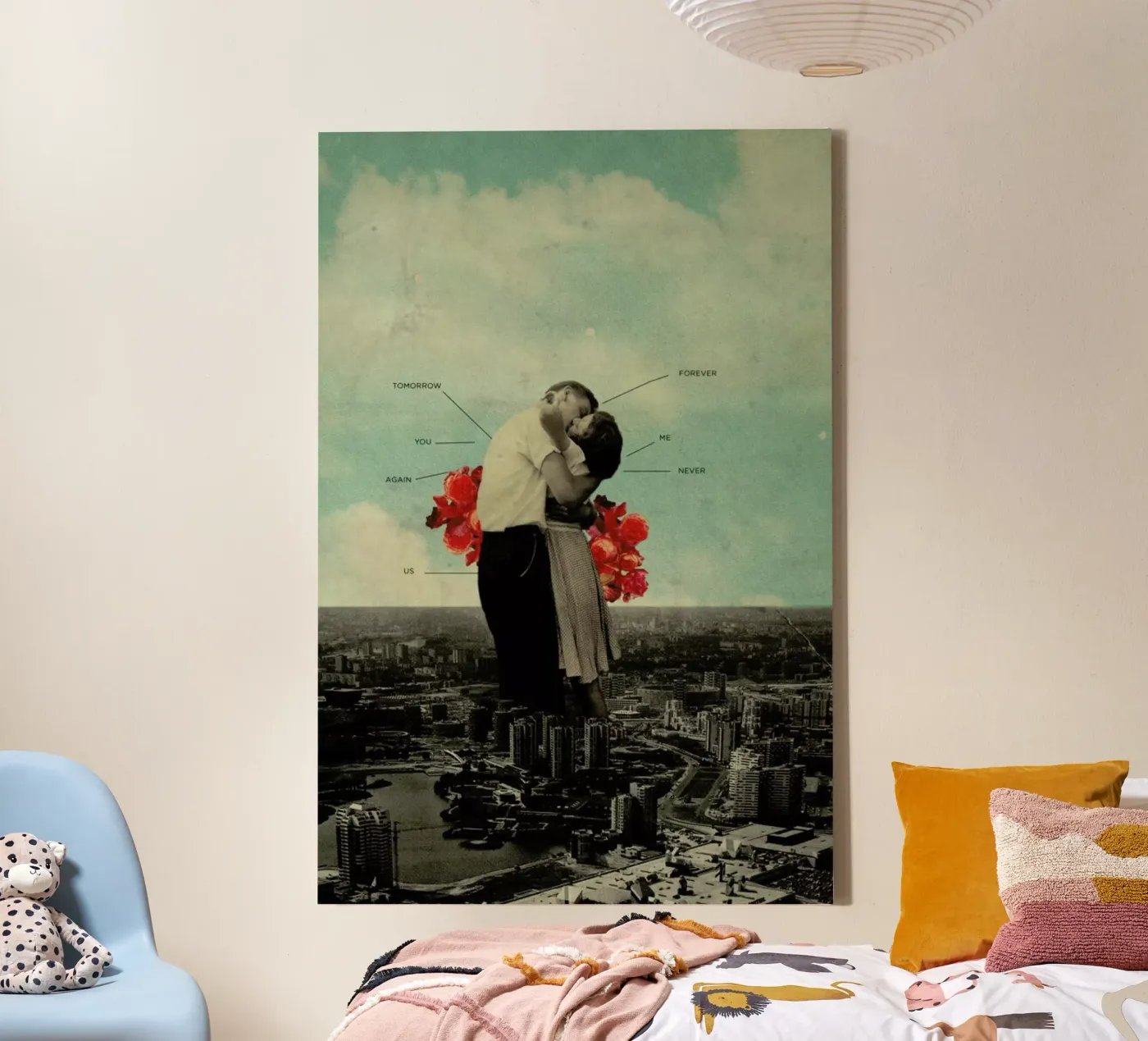 Never Forever tela da Frank Moth