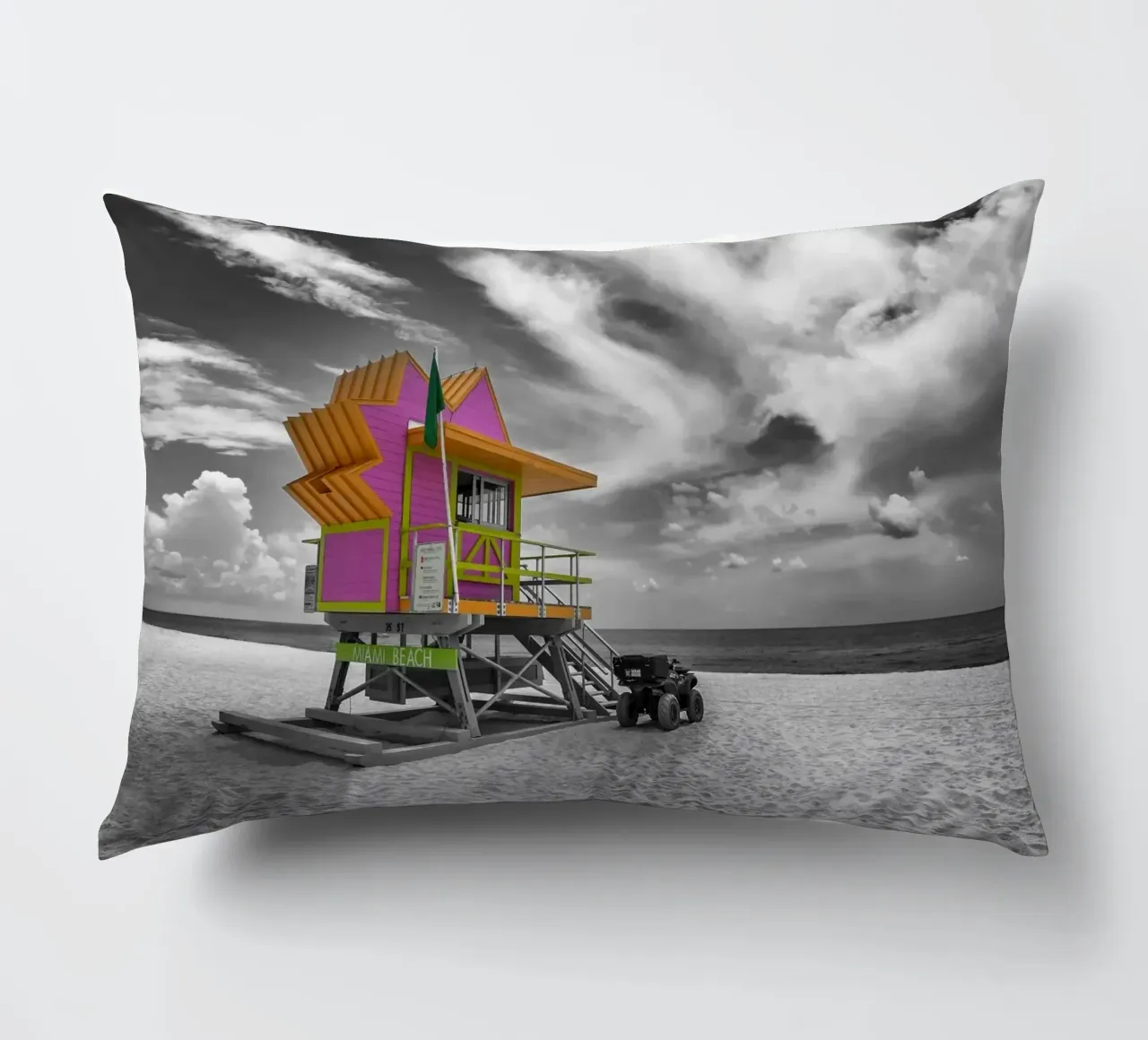 MIAMI BEACH Florida Flair cuscino da Melanie Viola