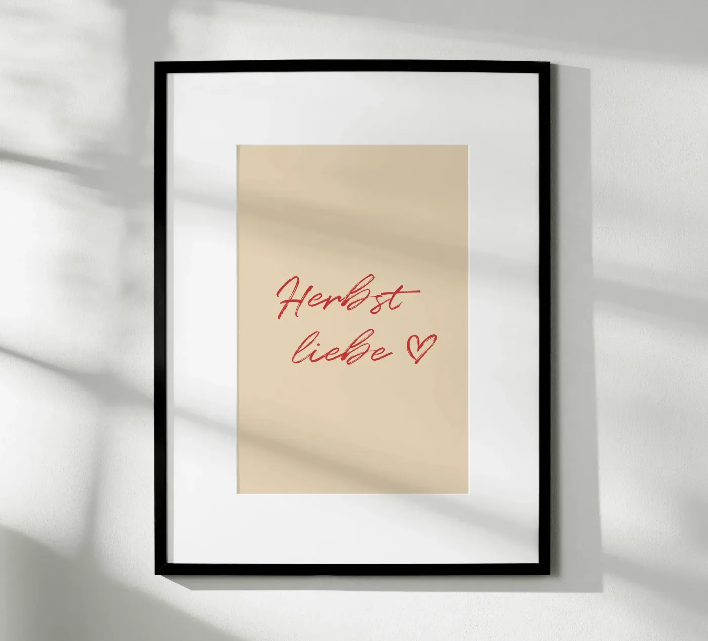 Herbstliebe poster da Palmartprints