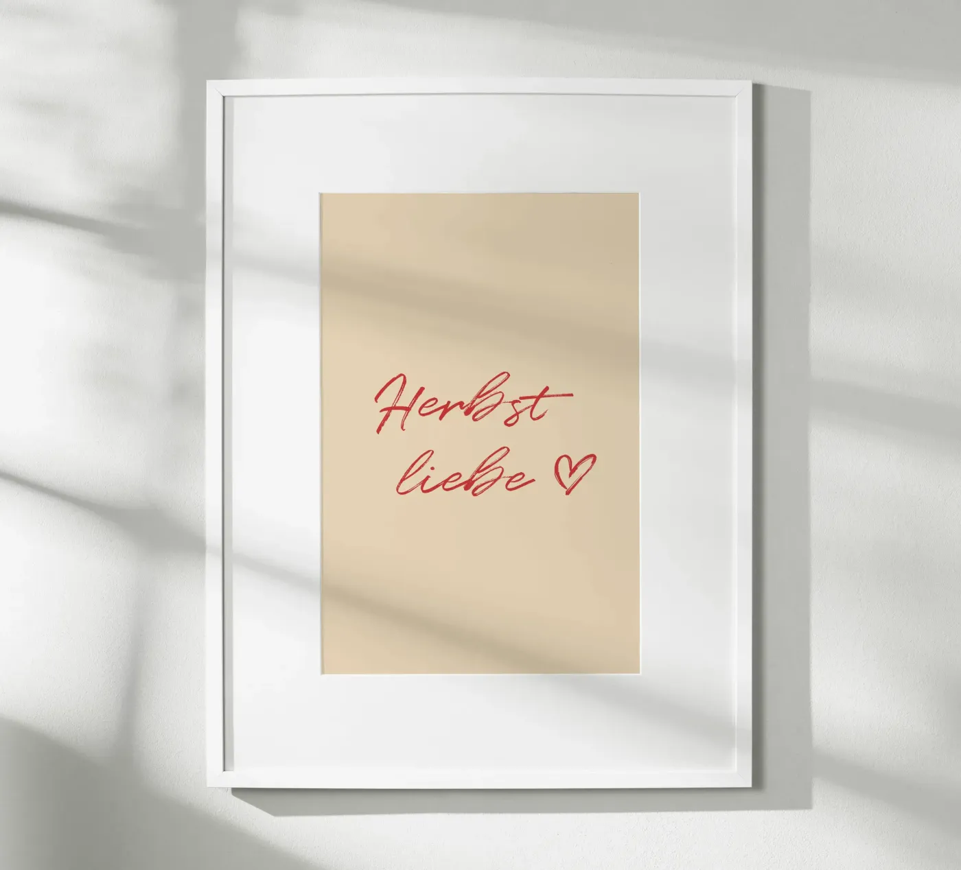 Herbstliebe poster da Palmartprints
