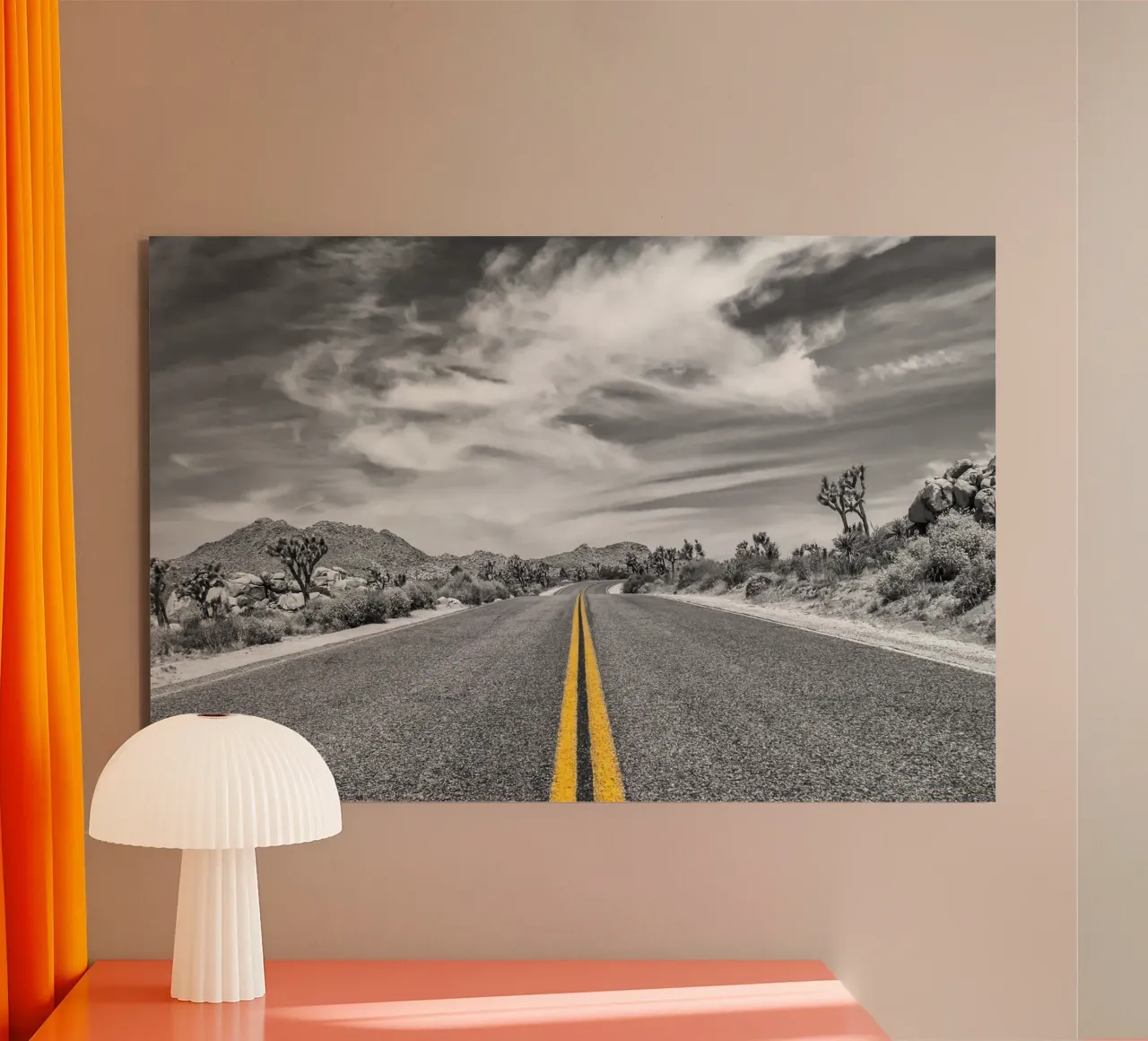 Park Boulevard, Parco Nazionale di Joshua Tree alluminio dibond da Melanie Viola
