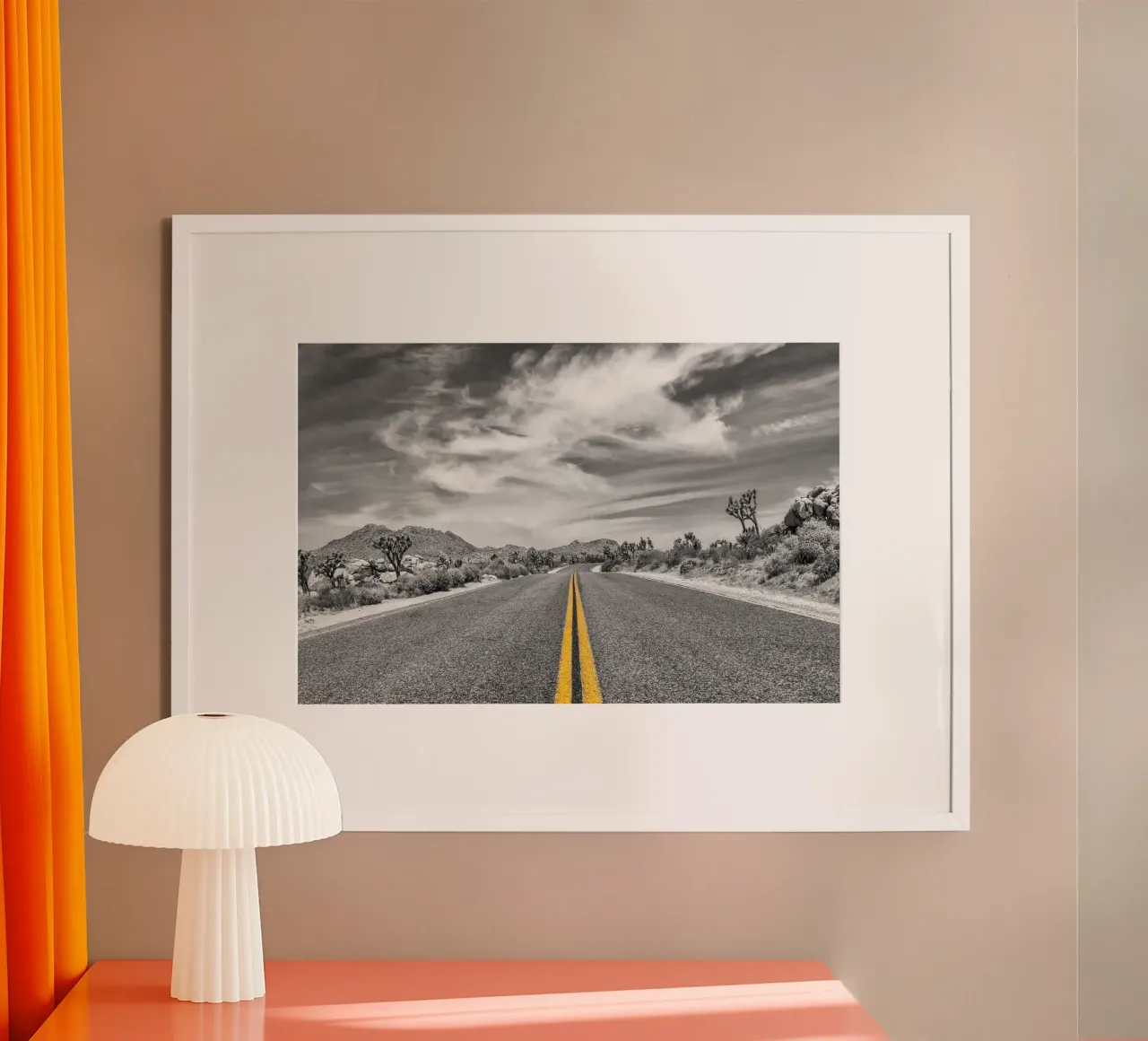 Park Boulevard, Joshua Tree National Park Hahnemühle von Melanie Viola