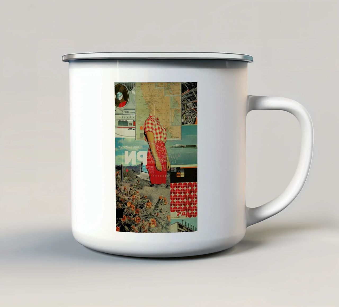 NP 1969 tazza in smalto da Frank Moth