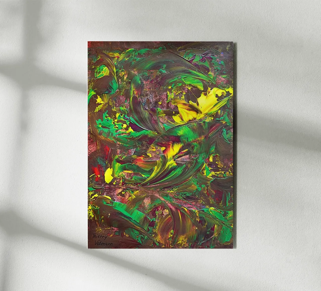 IDEAL GIFT 28 alluminio dibond da Thierry Vobmann Abstract painting