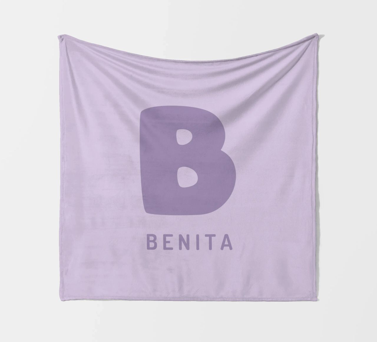 Your name two coperta in pile da pv design