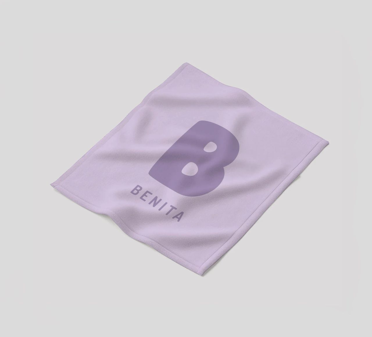 Your name two coperta in pile da pv design