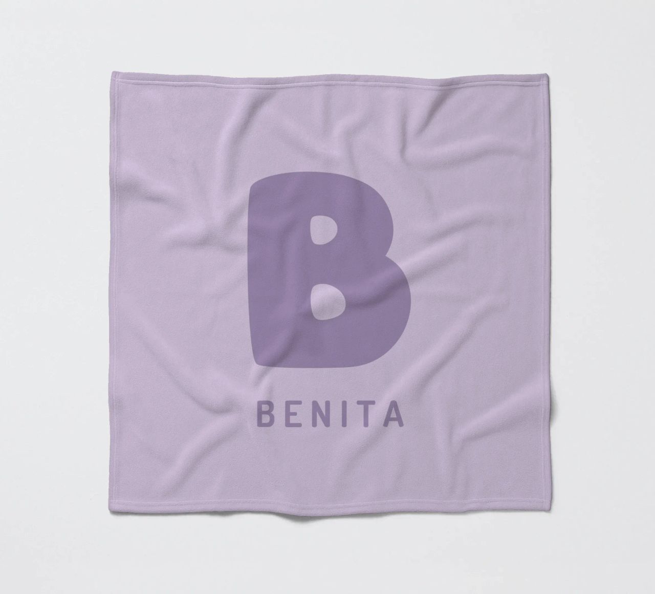 Your name two coperta in pile da pv design