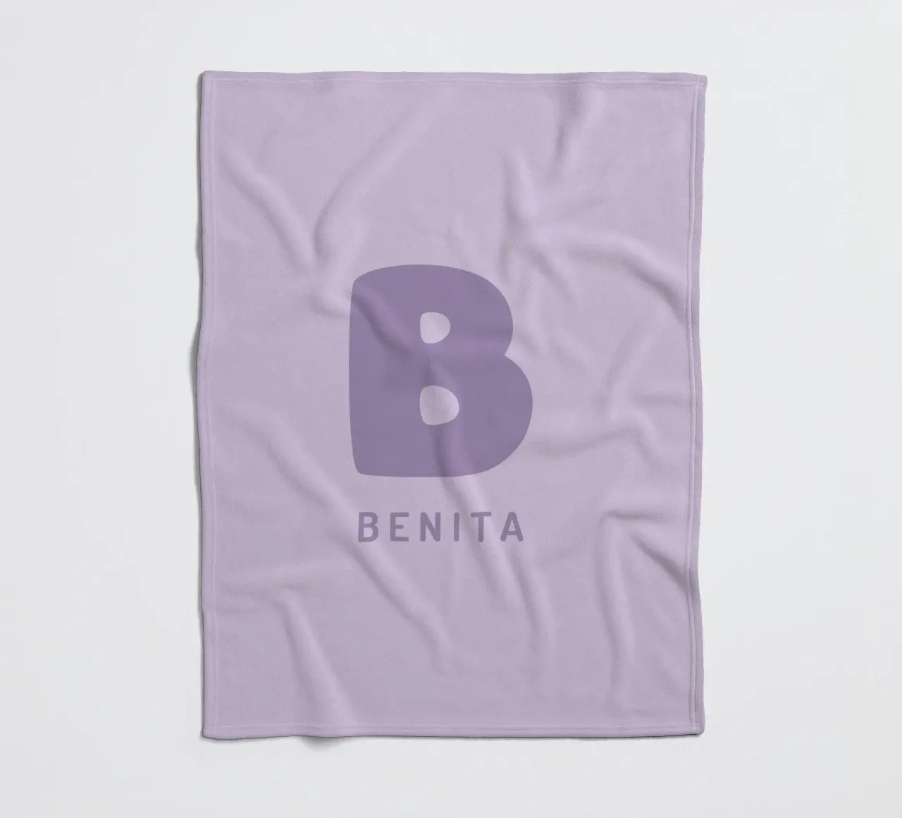 Your name two coperta in pile da we line studio - design