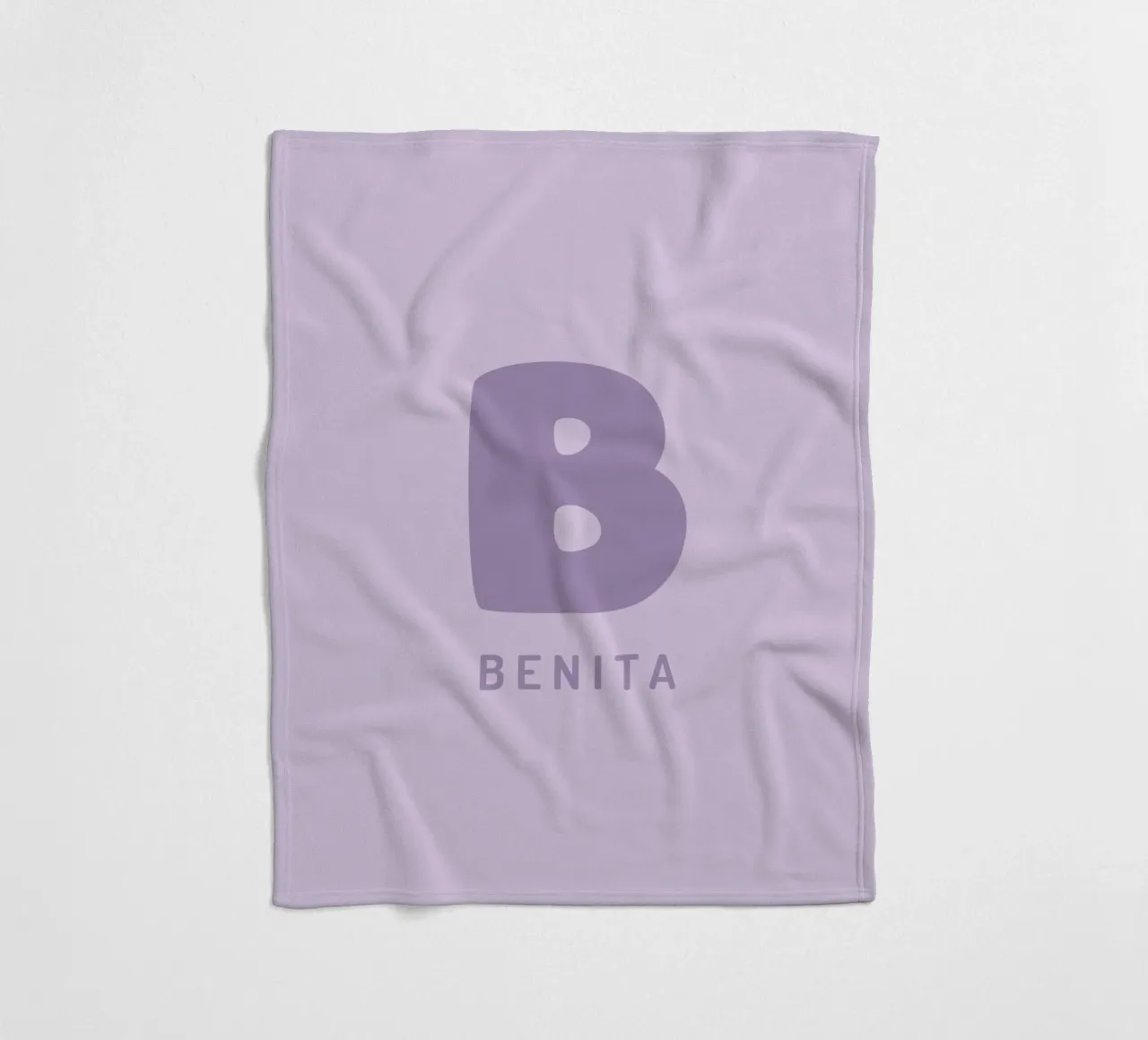 Your name two coperta in pile da we line studio - design