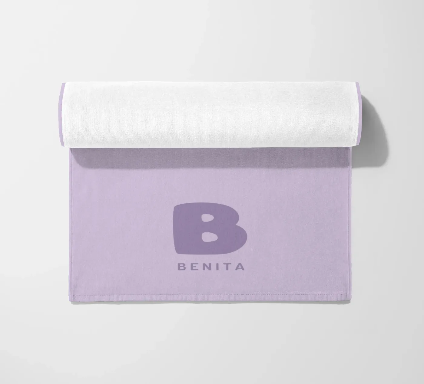 Your name two beach towel by we line studio - design