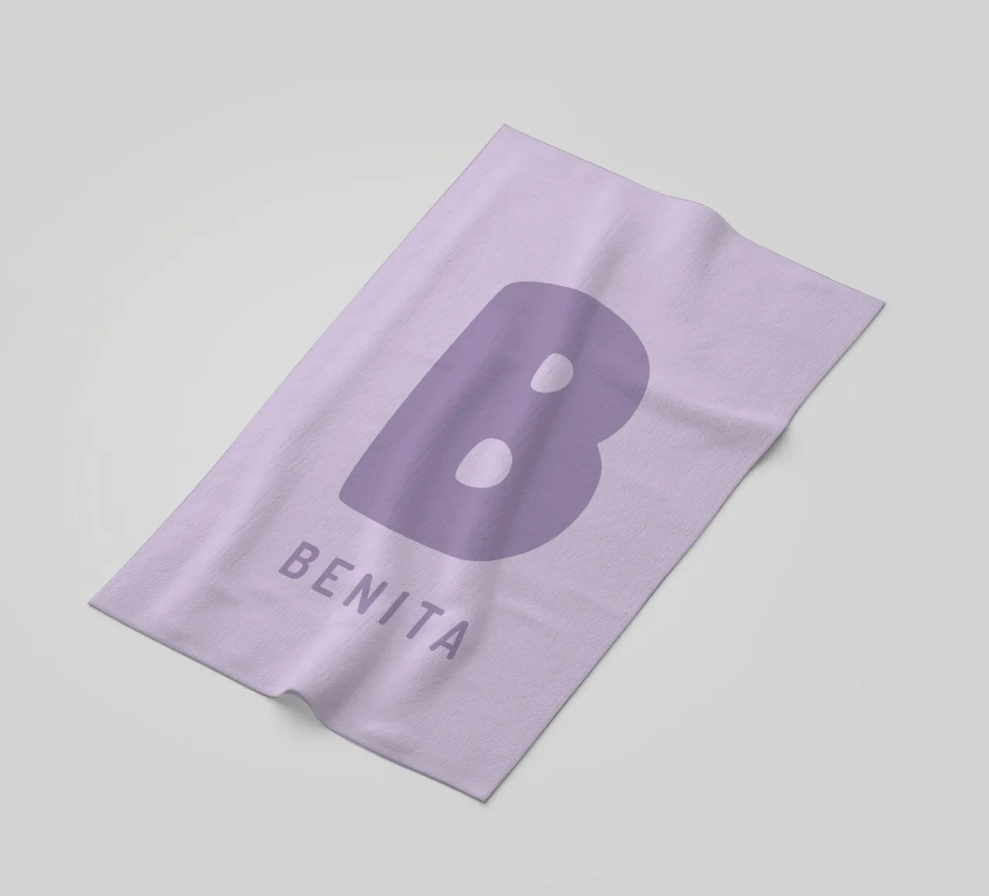 Your name two beach towel by we line studio - design