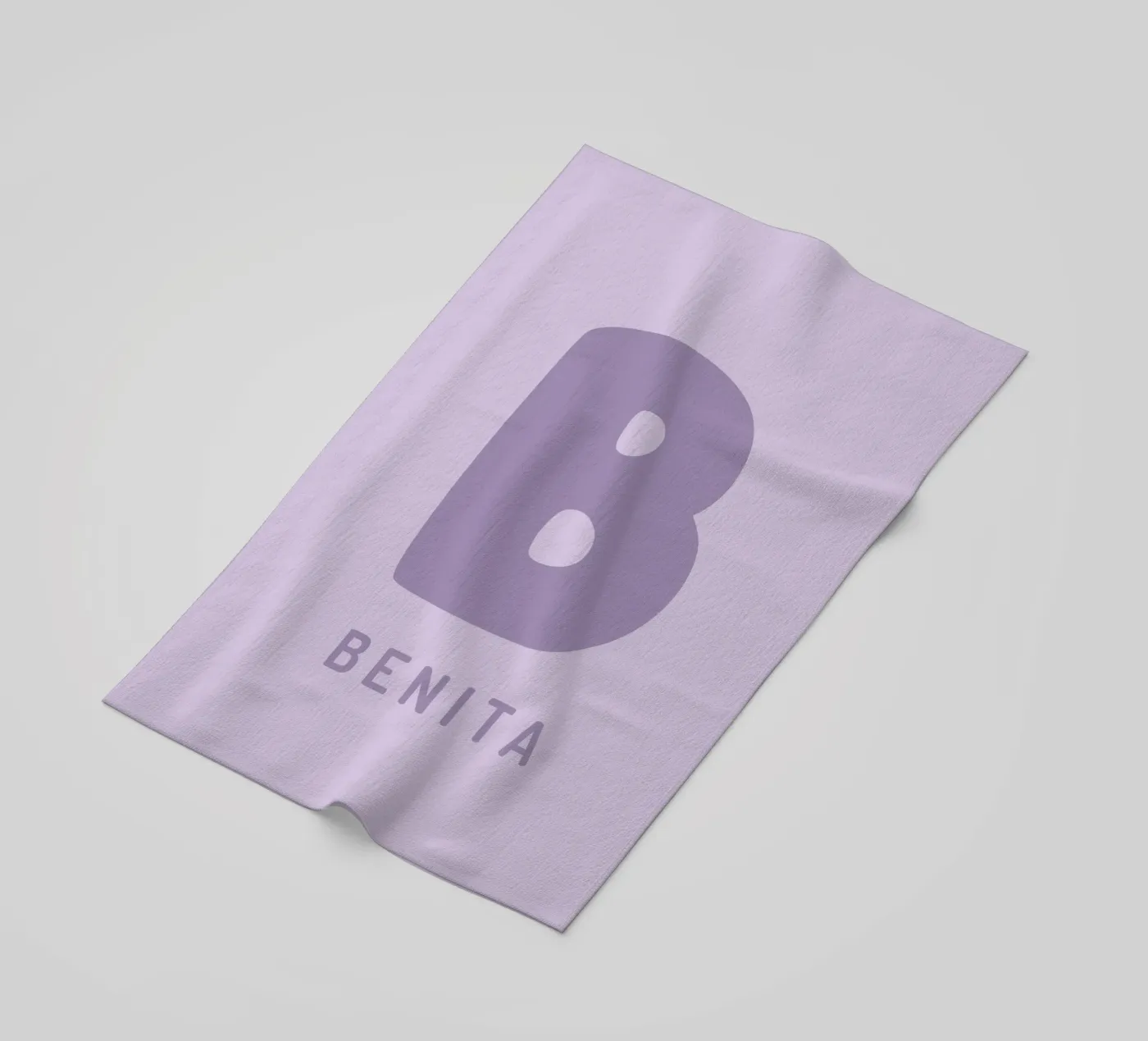 Your name two beach towel by we line studio - design