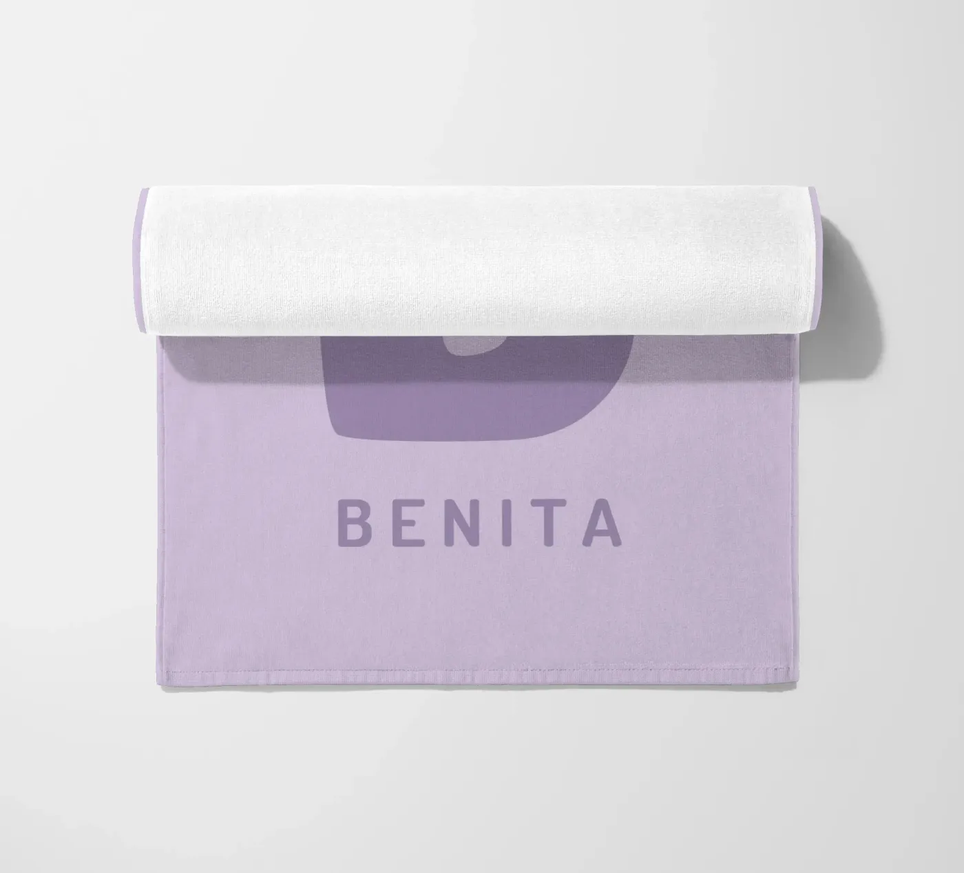 Your name two beach towel by we line studio - design