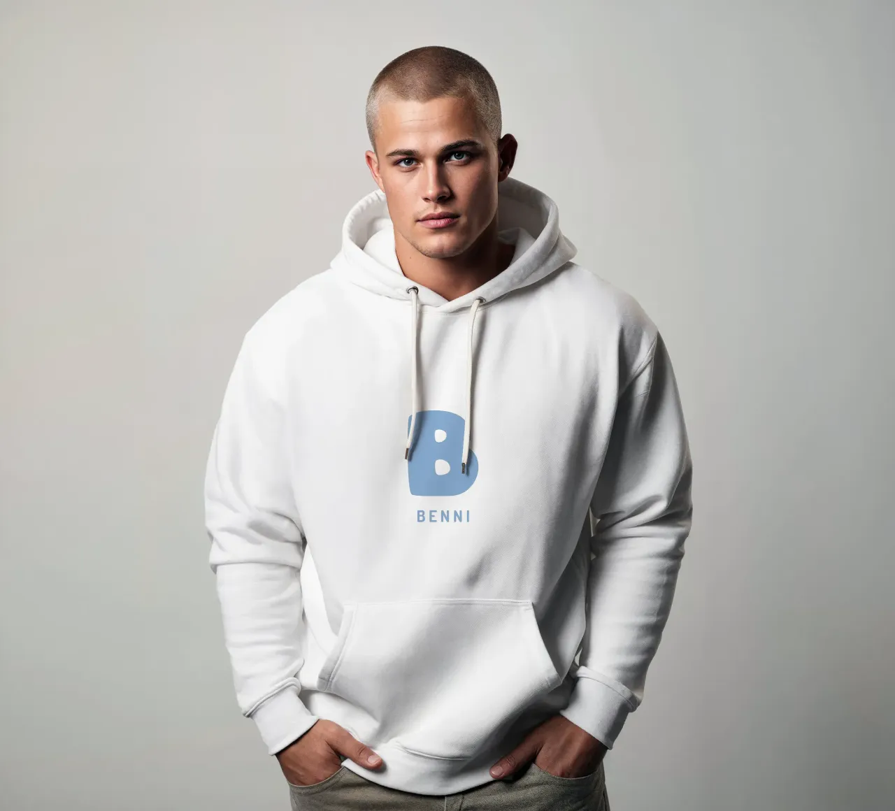 Your name felpa con cappuccio da we line studio - design