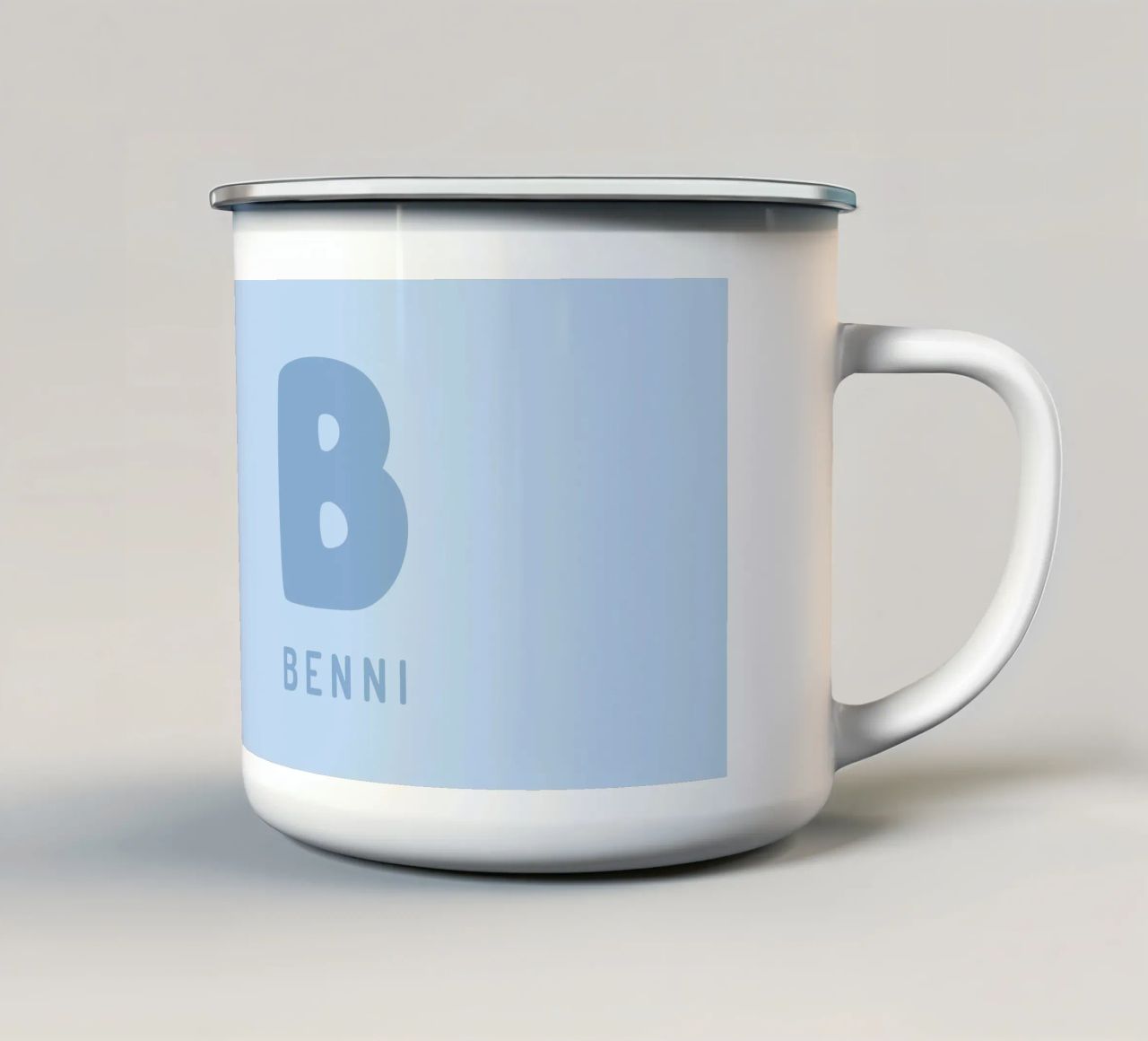 Your name tazza in smalto da pv design