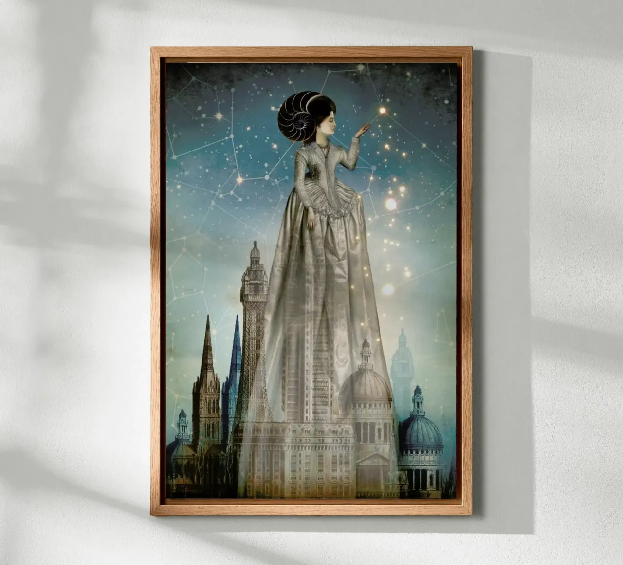 Abrakadabra tela con Cornice a cassetta da Catrin Welz-Stein