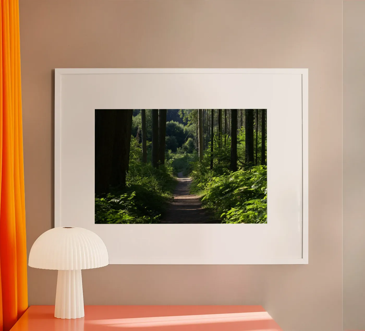 Morgenspaziergang durch den Sommerwald Poster von DR-Moments