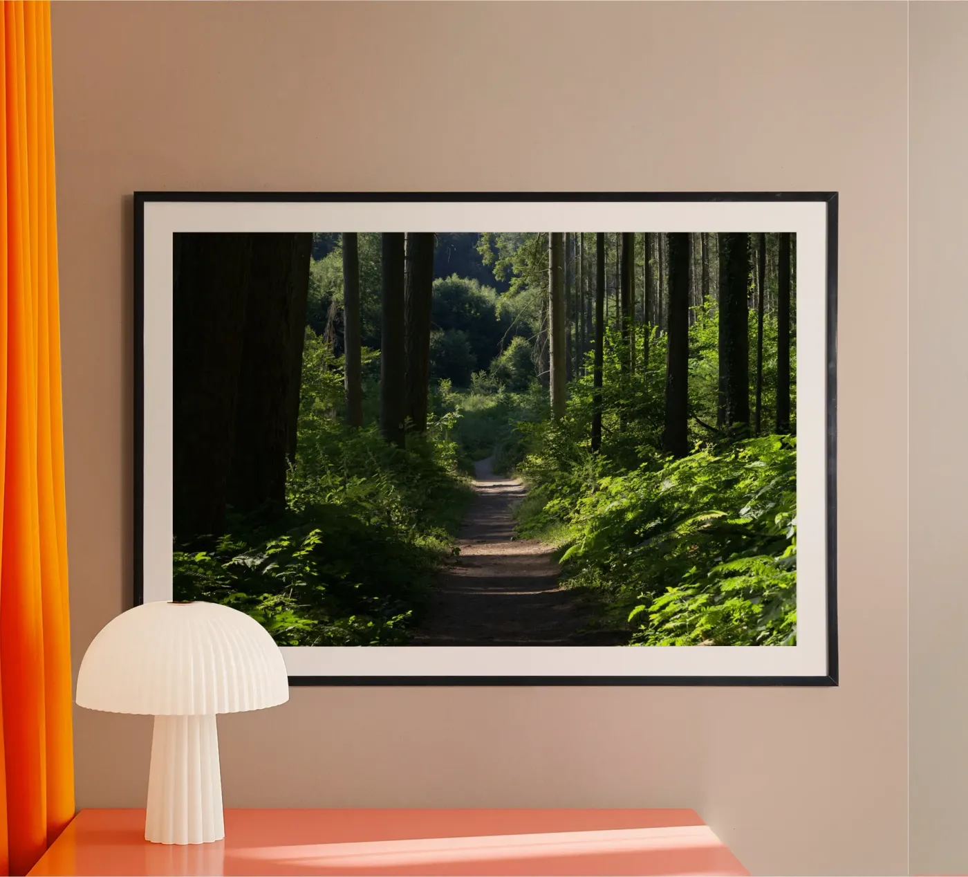 Morgenspaziergang durch den Sommerwald Poster von DR-Moments