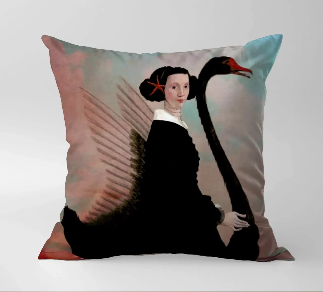 Black Swan cuscino da Catrin Welz-Stein
