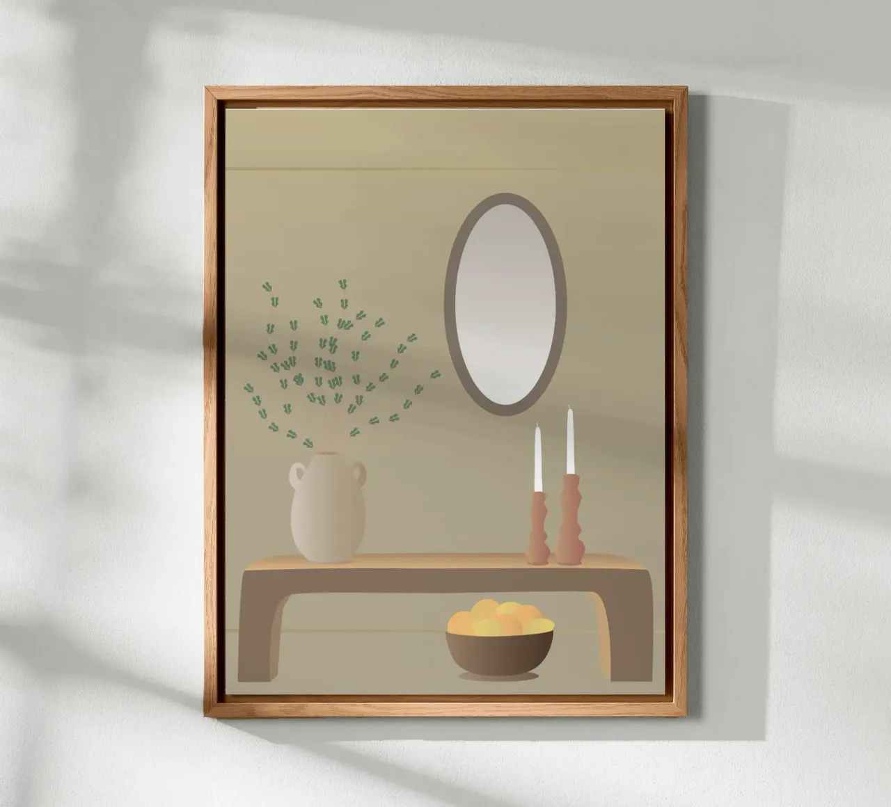 Bodegón moderno en bronce II aluminio dibond de Atelier_SousleMont
