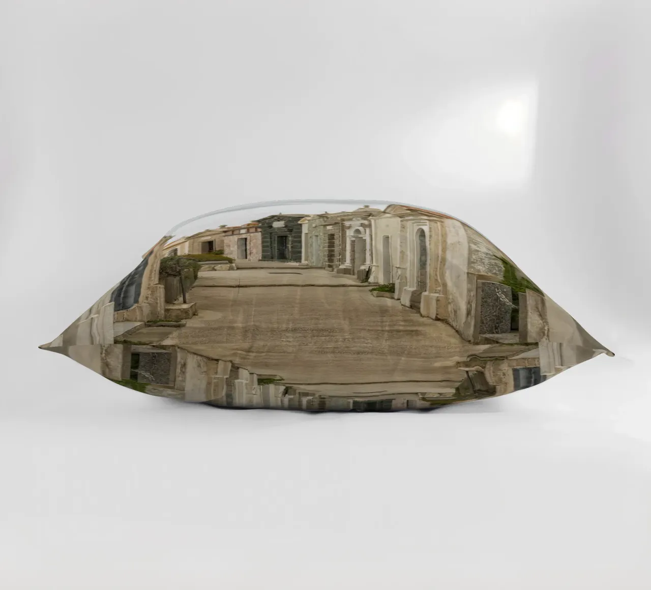 Gravehouses decorative cushion by Curious Collections by Marielle Leenders