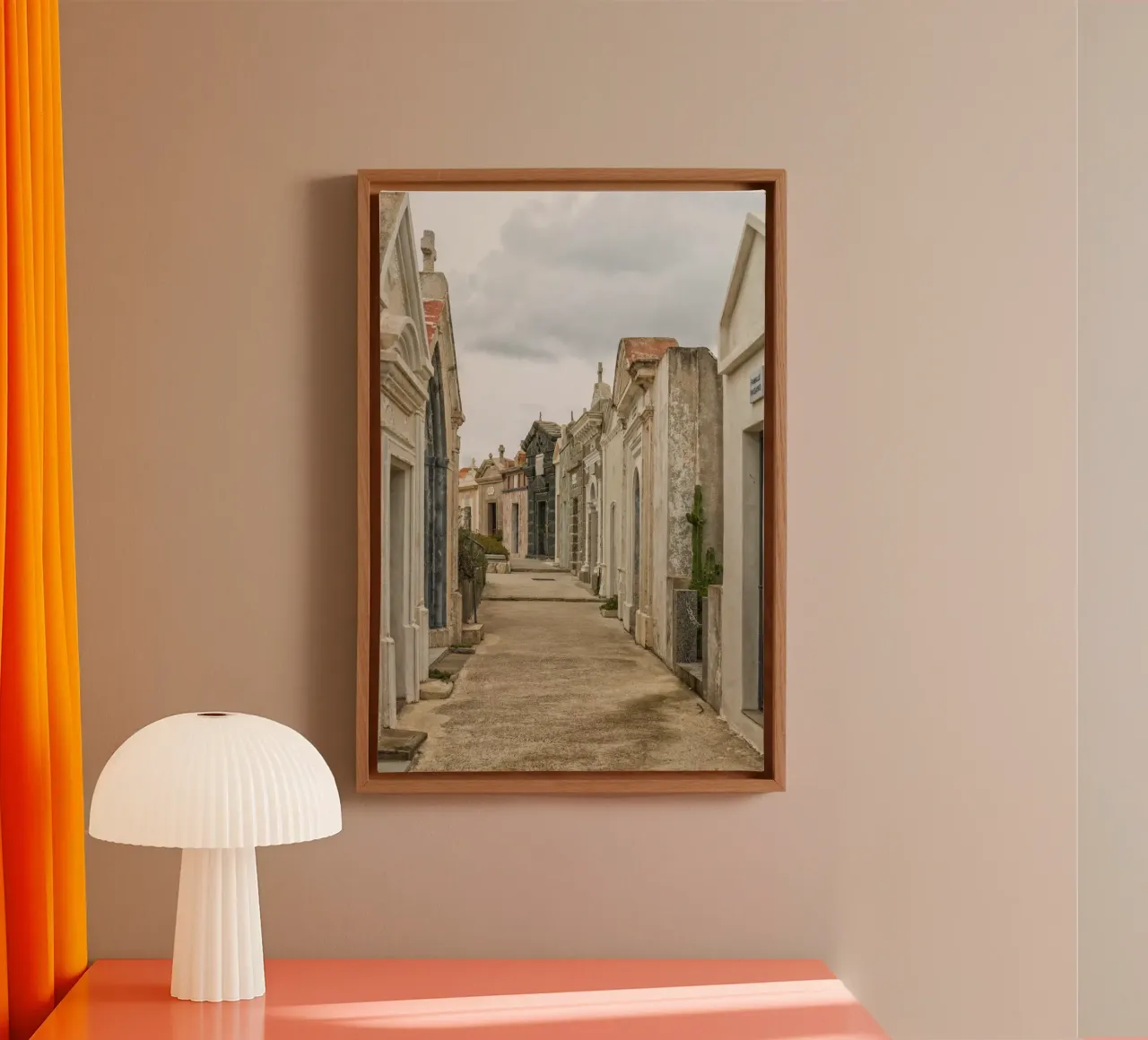 Gravehouses canvas by Curious Collections by Marielle Leenders