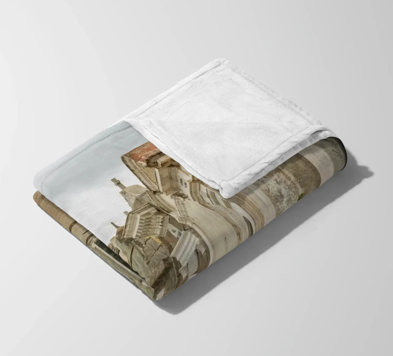 Gravehouses fleece blanket by Curious Collections by Marielle Leenders