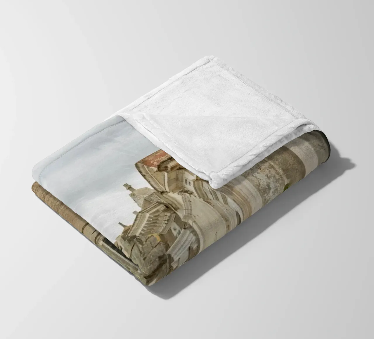 Gravehouses fleece blanket by Curious Collections by Marielle Leenders