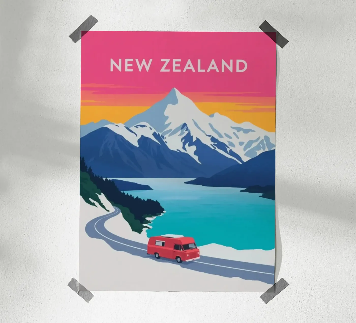 Nuova Zelanda poster da SONN DECO
