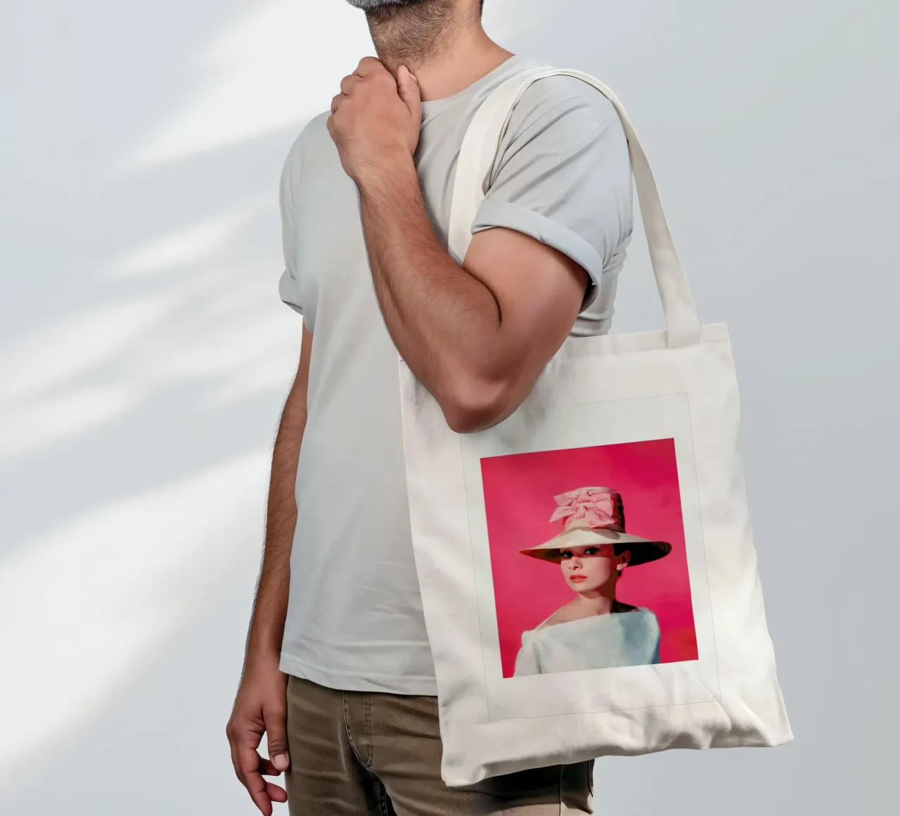 Audrey Hepburn in Funny Face, 1957 tote bag by Gallery Print and Art Limited