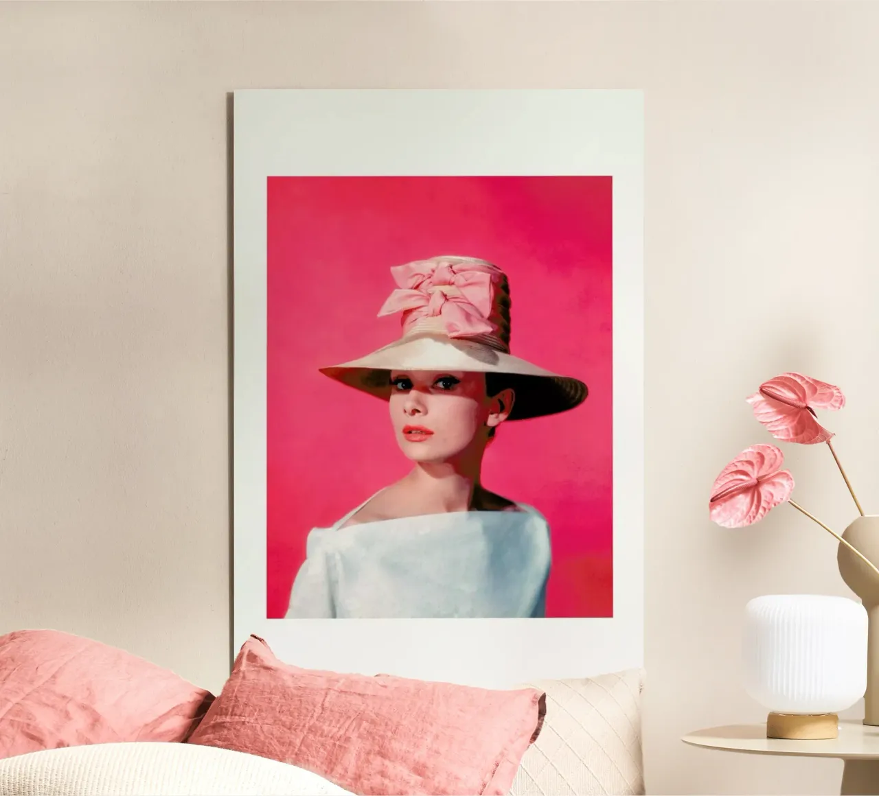 Audrey Hepburn in Funny Face, 1957 alluminio dibond da Gallery Print and Art Limited