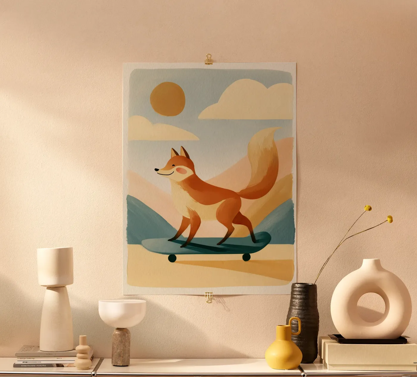 Skater Fox poster da Lilo