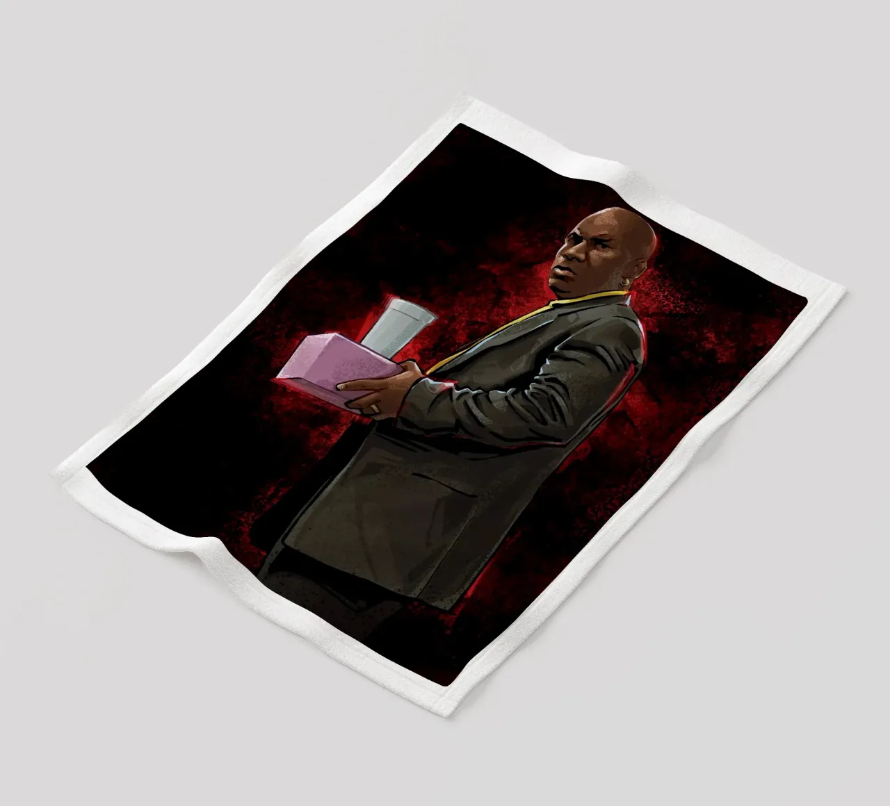 Marsellus Wallace fleece blanket by nabakumov