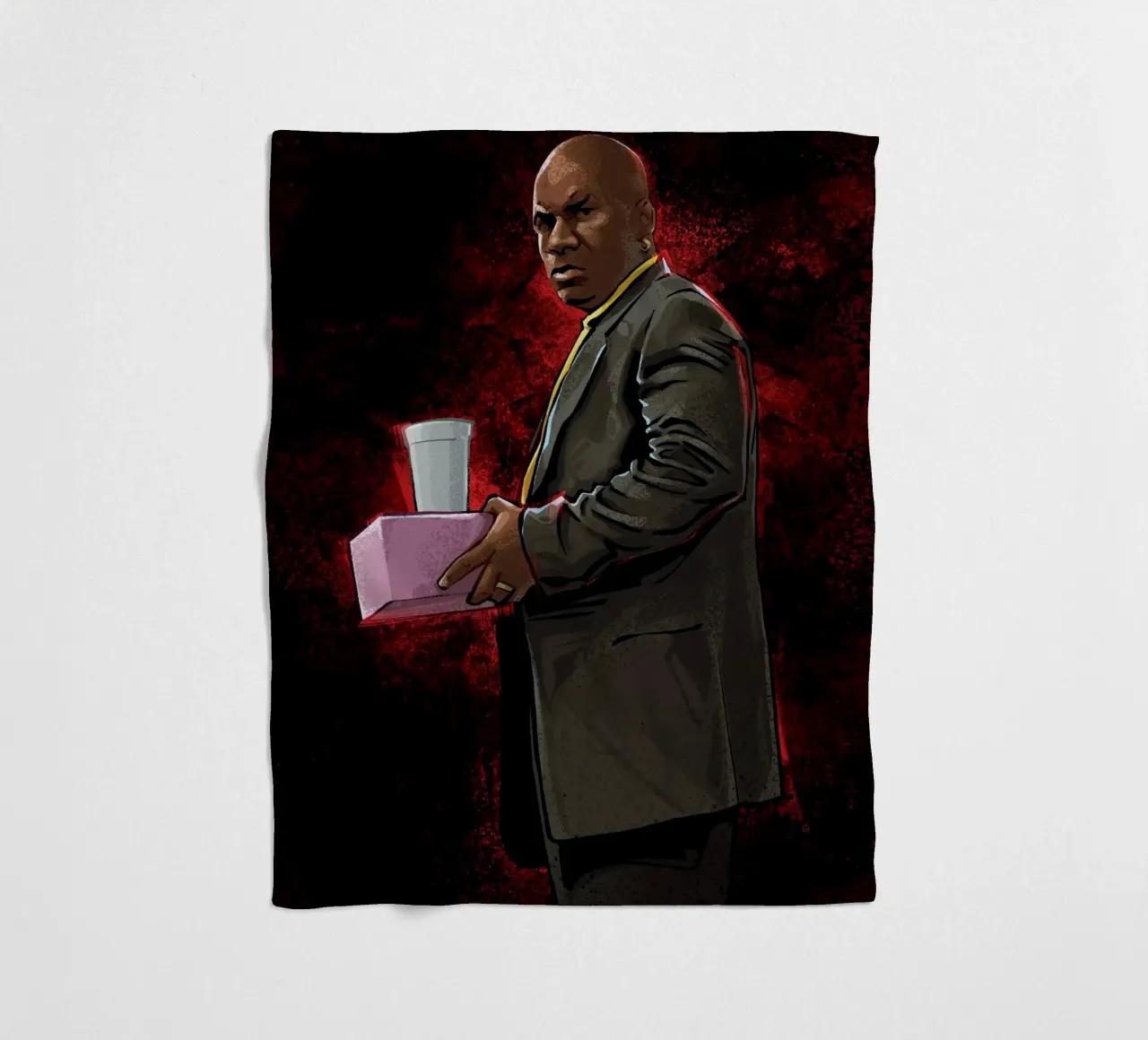 Marsellus Wallace fleece blanket by nabakumov