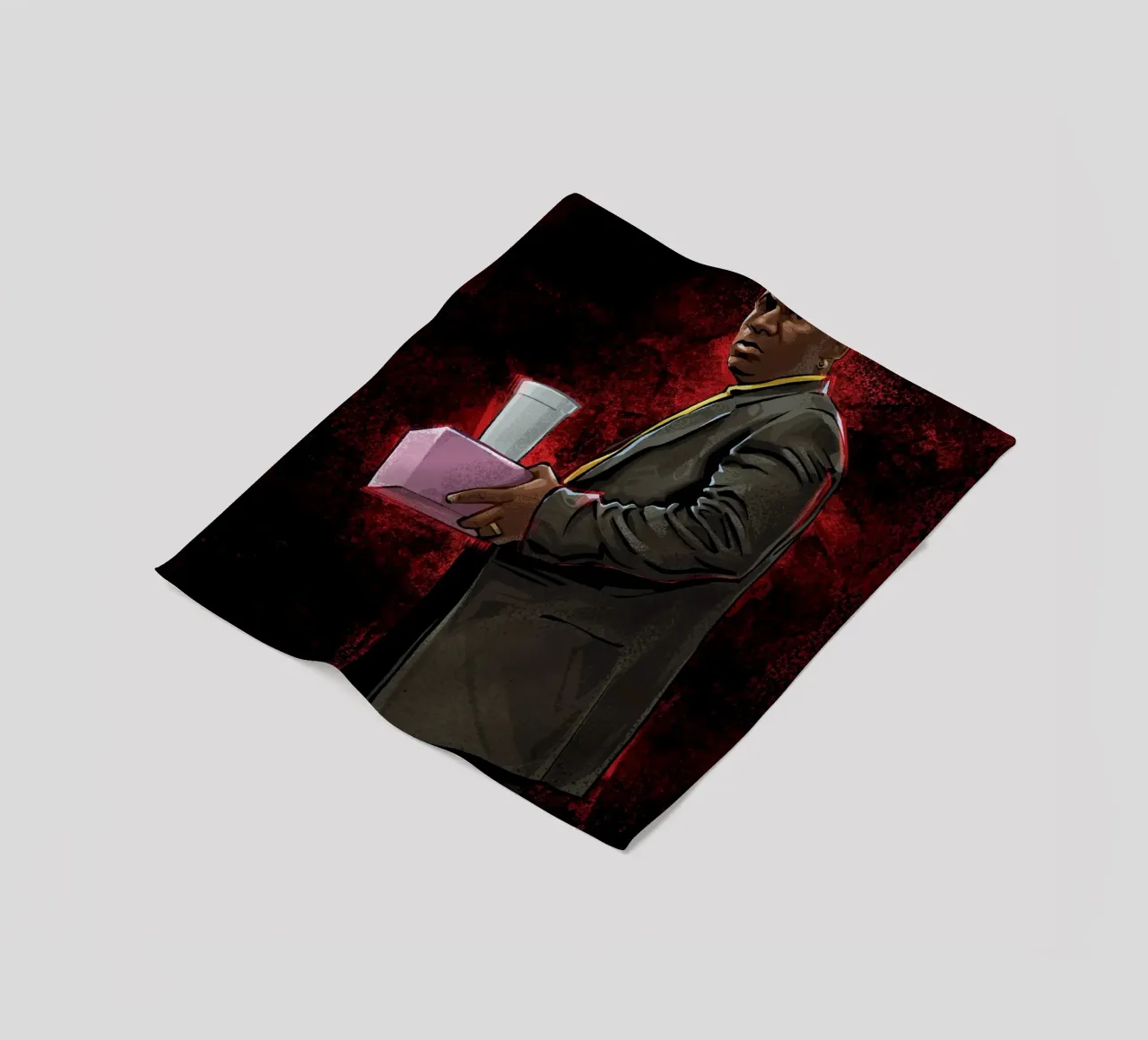 Marsellus Wallace fleece blanket by nabakumov