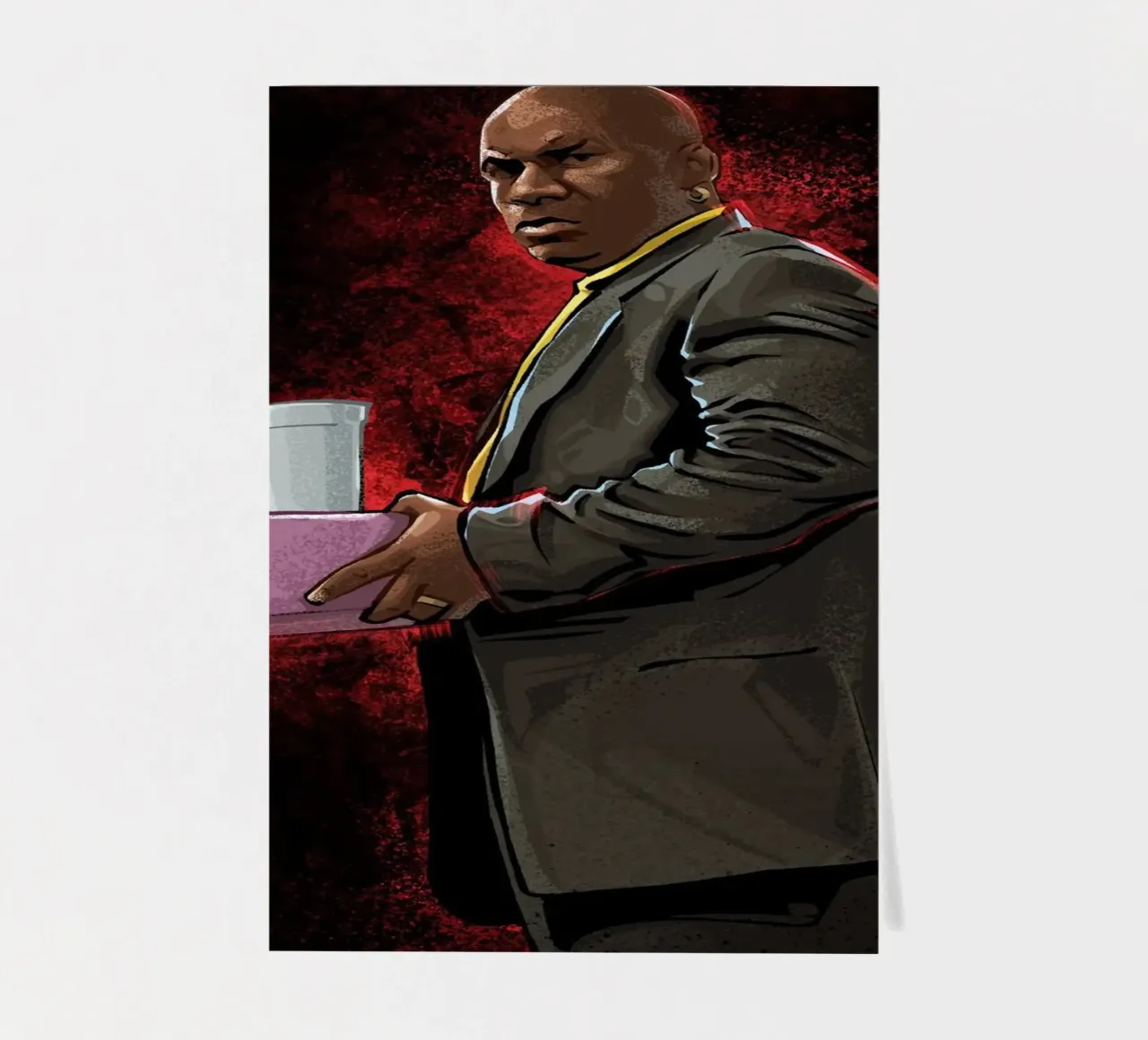 Marsellus Wallace sticker sheet by nabakumov