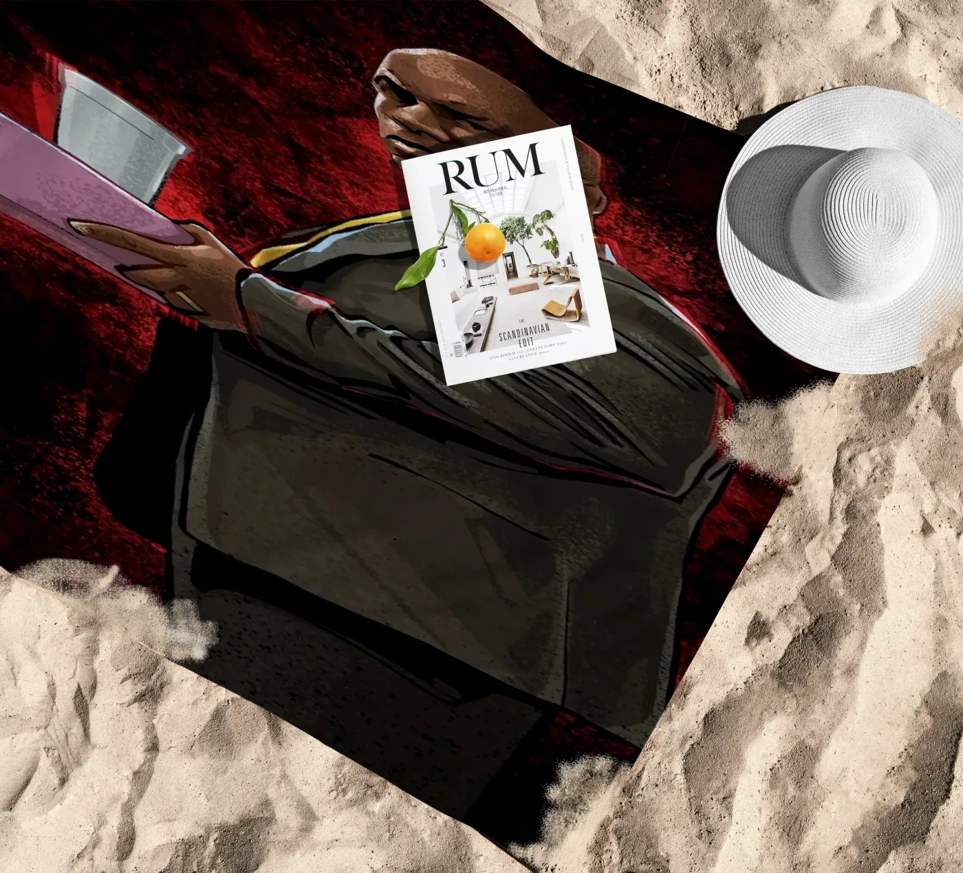 Marsellus Wallace strandhanddoek van nabakumov