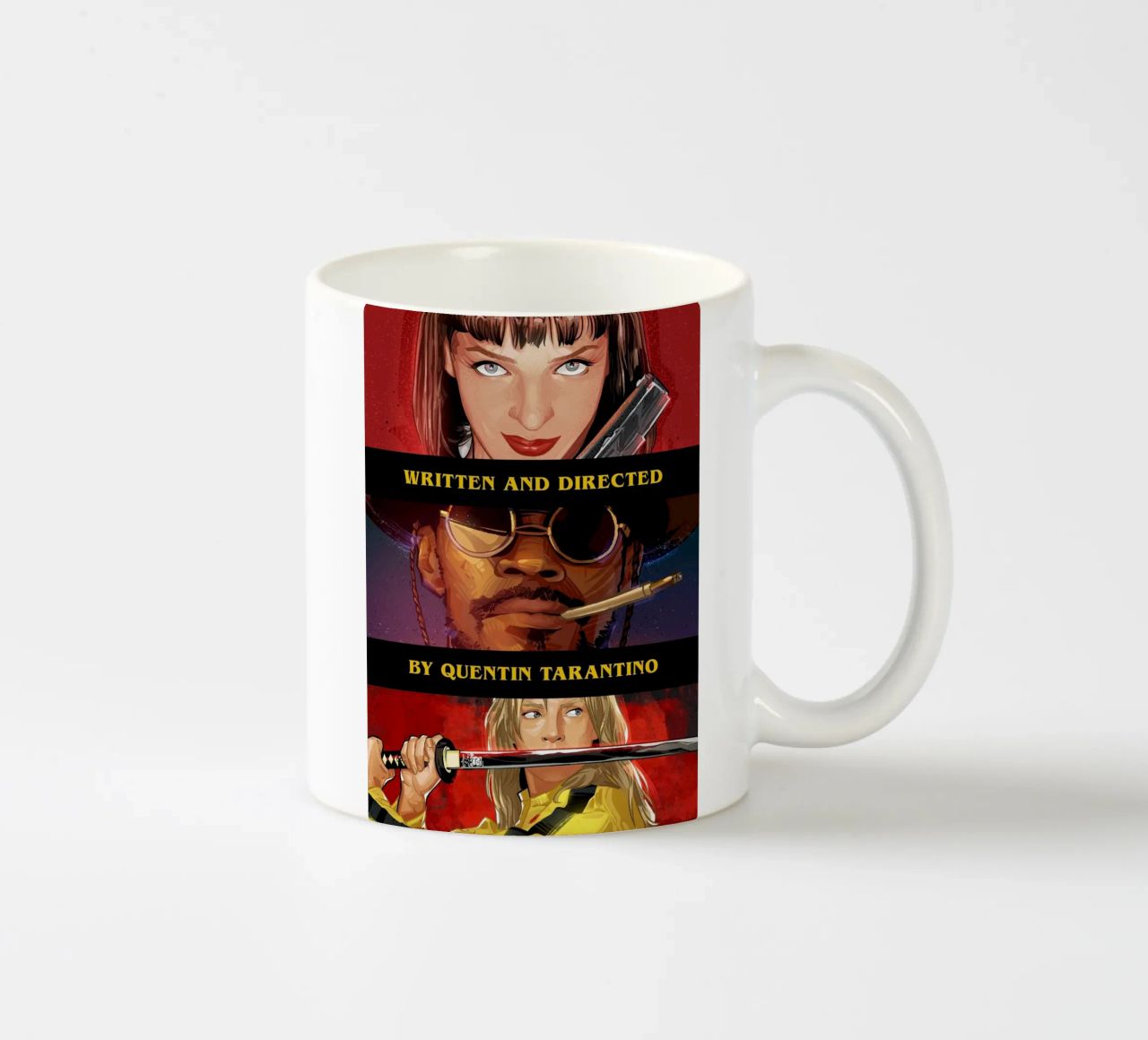 Written And Directed tazza in ceramica da nabakumov