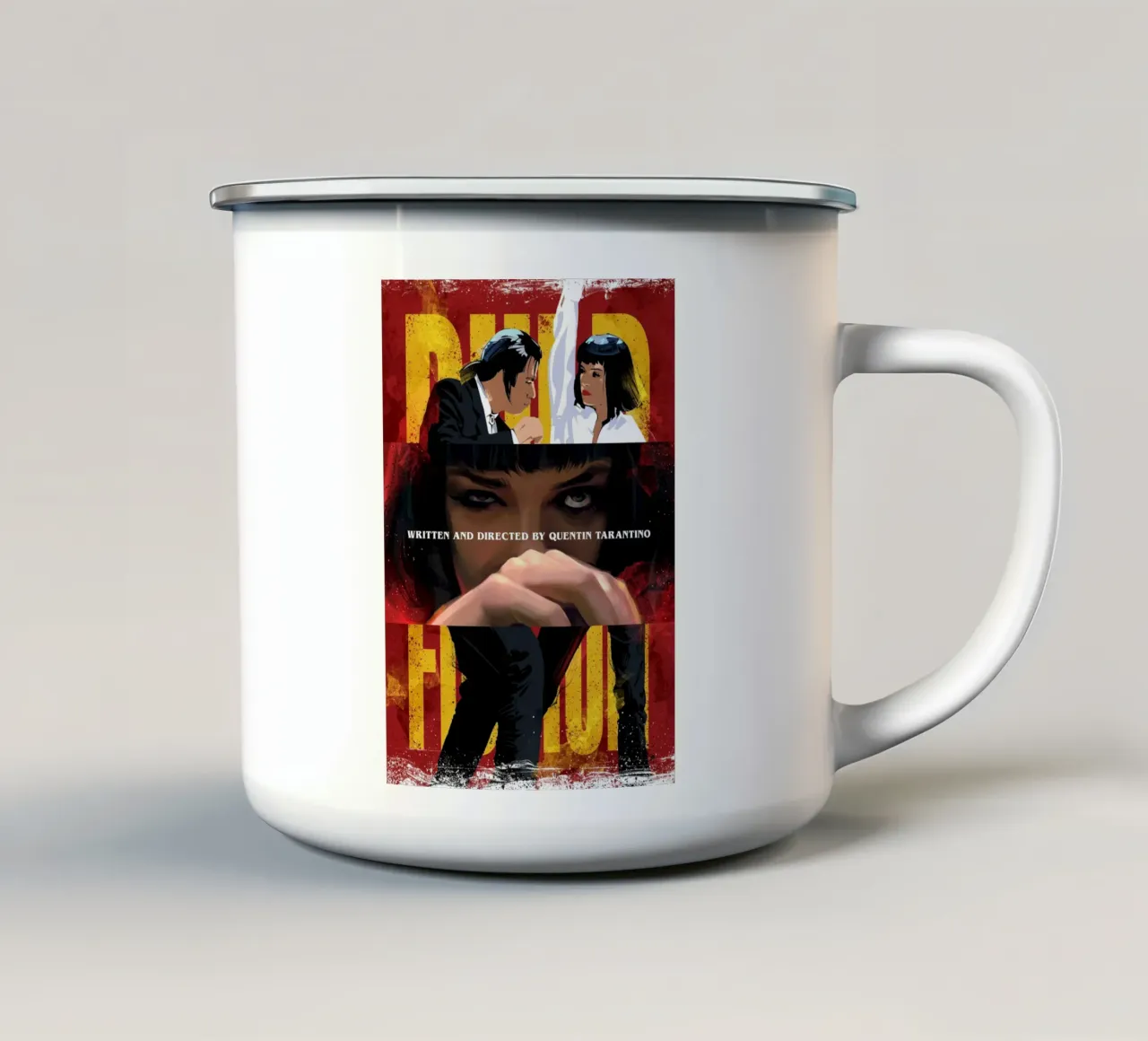 Pulp Fiction Dancing tazza in smalto da nabakumov