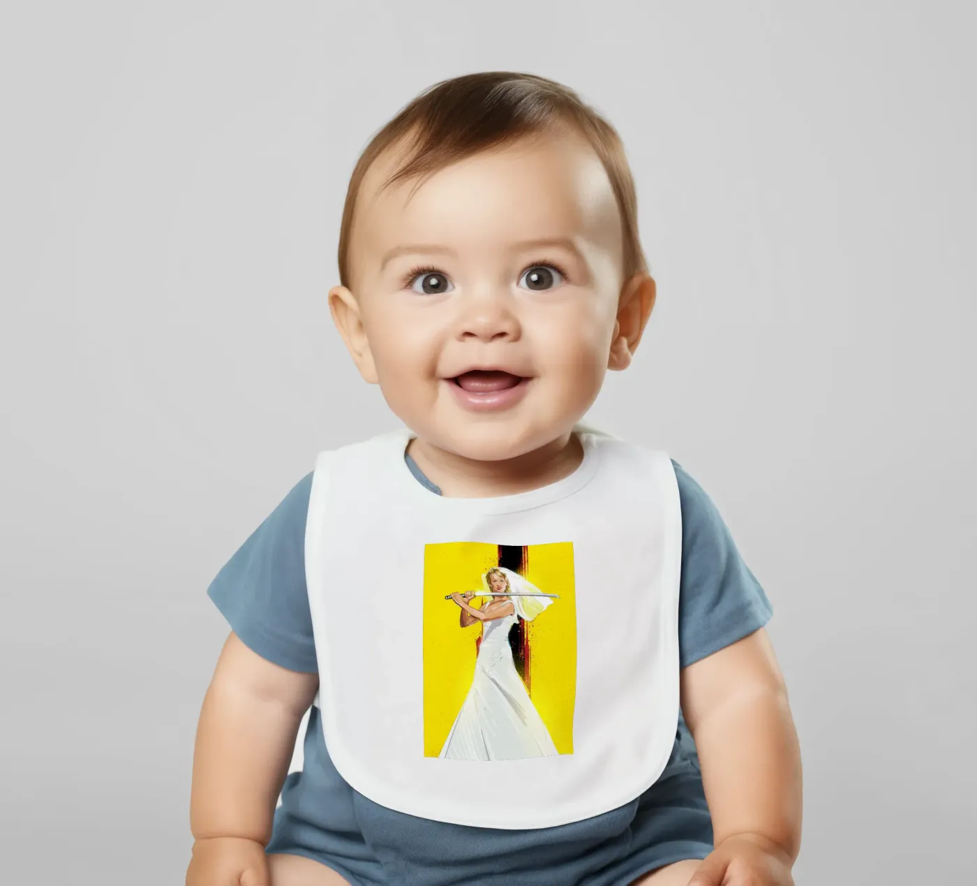 The Bride baby bib by nabakumov