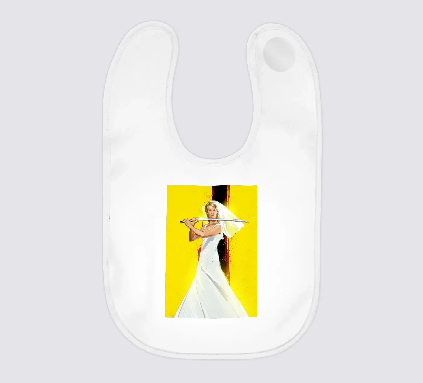 The Bride baby bib by nabakumov