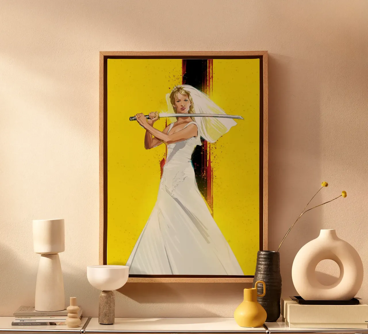The Bride canvas met Baklijst van nabakumov