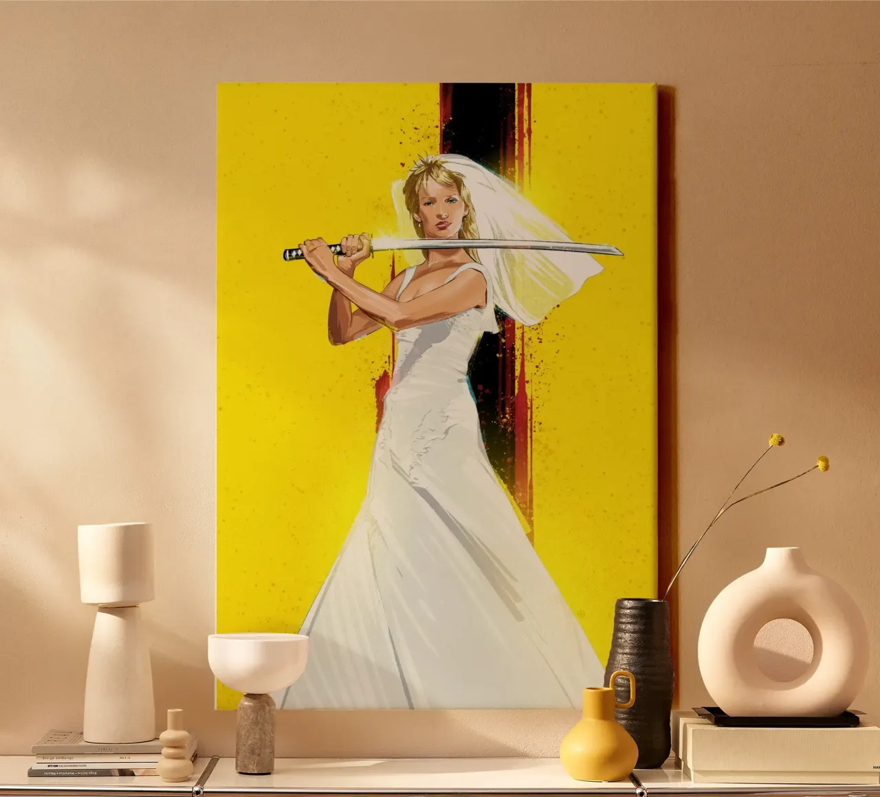 The Bride canvas met Baklijst van nabakumov