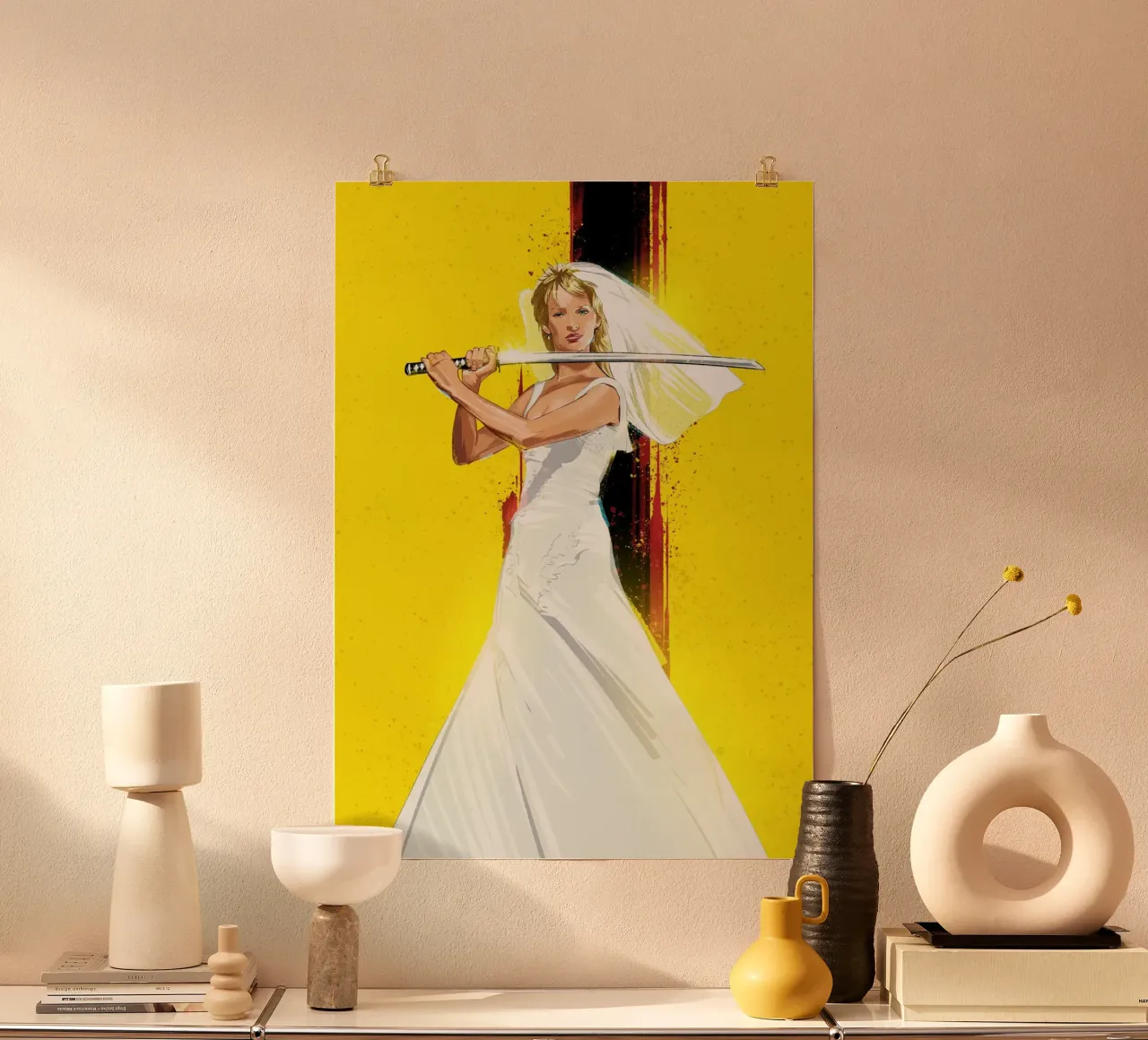 The Bride poster con telaio in plastica da nabakumov