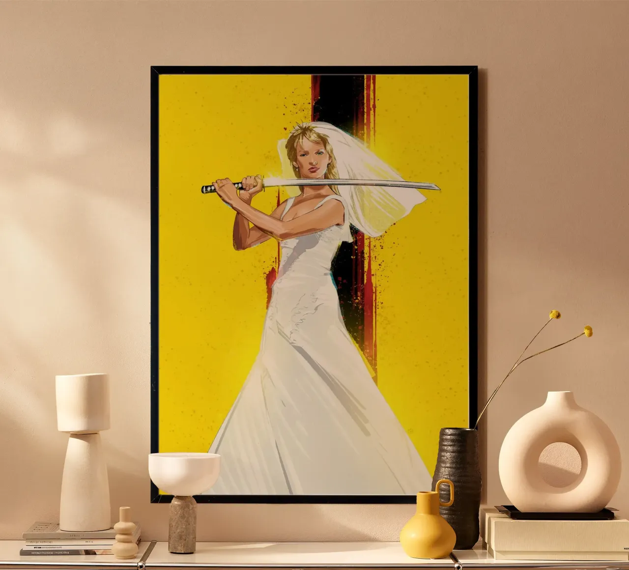 The Bride poster con telaio in plastica da nabakumov